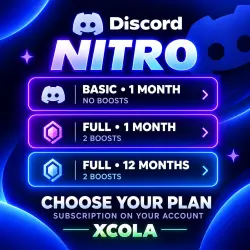 Discord Nitro 1 | 12 months Basic / Full Nitro