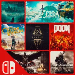 The Legend of Zelda: Tears of the Kingdom, Hogwarts Legacy, Nier Autamata + 3 TOP GAMES 7 DAYS