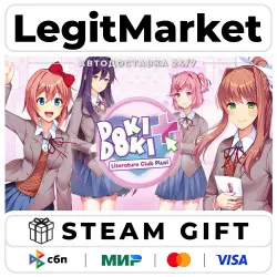 Doki Doki Literature Club Plus! / Steam АВТО / РУ + МИР