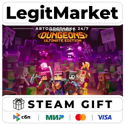 Minecraft Dungeons Ultimate Edition / Steam AUTO / RU + WORLD