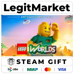 LEGO Worlds / Steam AUTO / RU + WORLD