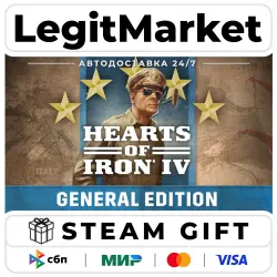 Hearts of Iron IV: General Edition / Steam AUTO / RU + WORLD