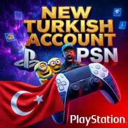 [AUTO 24/7]Turkish account PlayStation PS4 PS5 Türkiye