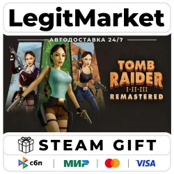 Tomb Raider I-III Remastered Starring Lara Croft / Steam AUTO / RU + WORLD