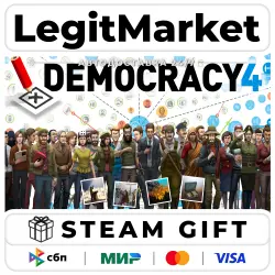 Democracy 4 / Steam АВТО / РУ + МИР
