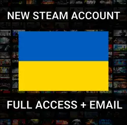 New STEAM account: Ukraine [Currency: UAH] FULL ACCESS + EMAIL