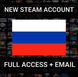 New STEAM account: Russia [Currency: RUB] FULL ACCESS + EMAIL