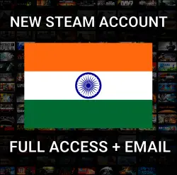 New STEAM account: India [Currency: INR] FULL ACCESS + EMAIL