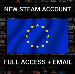 New STEAM account: Europe (MIX) [Currency: EUR] FULL ACCESS + EMAIL