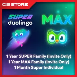 Duolingo Super / MAX | 1 - 12 Months | Invite / Code | Warranty | est