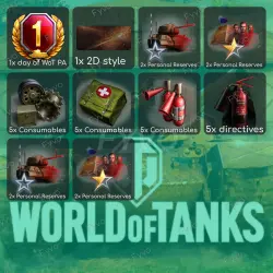 [Twitch Drops] World of Tanks | 10 Items | Instant Delivery