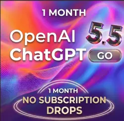 24/7 | ChatGPT 5.5 Go | 1 Month | NO SUBSCRIPTION DROPS