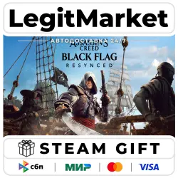 Assassin's Creed Black Flag Resynced / Steam AUTO / RU + WORLD