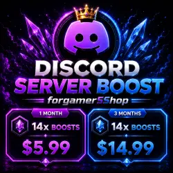 [OFFİCAL-AUTO] DİSCORD SERVER BOOST 1/2/3/6/12