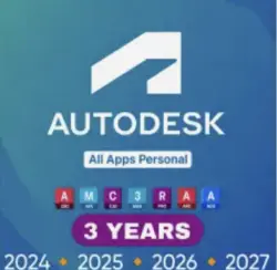 Autodesk All Apps 3 Years 2024/25/26/27 Fast Delivery On Your Email