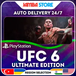 UFC 6 Ultimate Edition · PS5 · TR/UA/IN/PL/US · AUTO 24/7