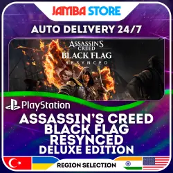 Assassin's Creed Black Flag Resynced Deluxe Edition · PS5 · TR/UA/IN/US · AUTO 24/7
