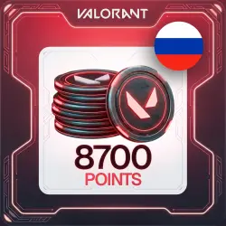 VALORANT 8700 VP RUSSIA KEY 24/7 AUTO
