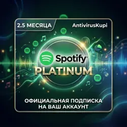 SPOTIFY PLATINUM 2.5 MONTHS TO YOUR ACCOUNT