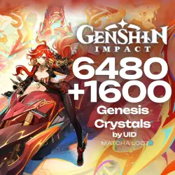 6480+1600 Genshin Impact Crystals |By UID| AUTO