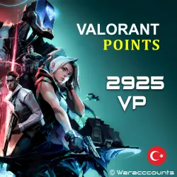 VALORANT TURKEY | 2925 VP | (TR) RECHARGE CODE