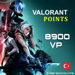 VALORANT TURKEY | 8900 VP | (TR) RECHARGE CODE