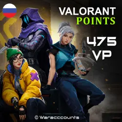 VALORANT RUSSIA | 475 VP | (RU) RECHARGE CODE