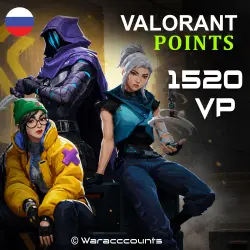 VALORANT RUSSIA | 1520 VP | (RU) RECHARGE CODE