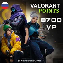 VALORANT RUSSIA | 8700 VP | (RU) RECHARGE CODE