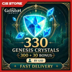 330 Genesis Crystals Genshin Impact (300+30) | UID + Server | No Password