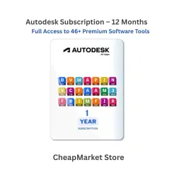 Autodesk Subscription – 12 Months | Full Access to 46+ Premium Software Tools