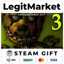 Five Nights at Freddy's 3 / Steam AUTO / RU + WORLD