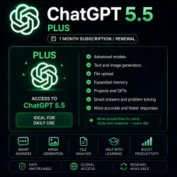 ChatGPT 5.5 PLUS - 1-month