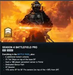 Battlefield 6 ・Season 4 Battlefield Pro・BFC ・ STEAM/EA/XBOX/PSN/EGS・