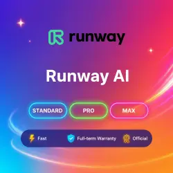 Runway AI Standard/Pro/MAX 1/12M Subscription |Upgrade+Warranty