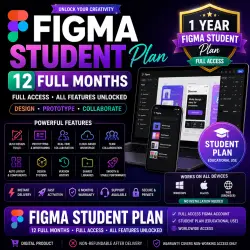 Figma Student Plan | 1 Year Full Access | 6 Months Warranty