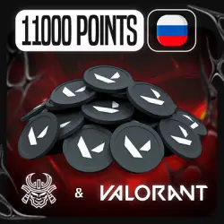 VALORANT POINTS 11000 VP RU/EU