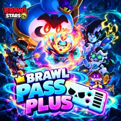 НОВЫЙ 55-Й СЕЗОН | BRAWL PASS PLUS | BRAWL STARS | ЛЮБОЙ РЕ…, лот №205364