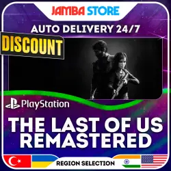 The Last of Us Remastered · PS4 · TR/UA/IN/US · AUTO 24/7 · DISCOUNT 16.07