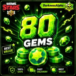 BRAWL STARS 80 GEMS | Available for any region