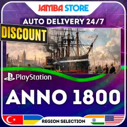 Anno 1800 · PS5 · TR/UA/IN/PL/US · AUTO 24/7 · DISCOUNT 27.08