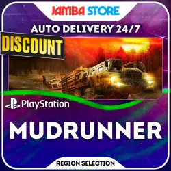 MudRunner · PS4 · Region Selection · AUTO 24/7 · DISCOUNT 22.10