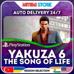Yakuza 6: The Song of Life · PS4 · TR/UA/IN/US · AUTO 24/7