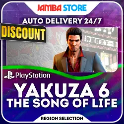 Yakuza 6: The Song of Life · PS4 · TR/UA/IN/PL/US · AUTO 24/7 · DISCOUNT 08.10