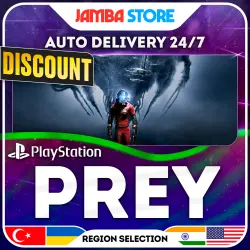 Prey · PS4 · TR/UA/IN/US · AUTO 24/7 · DISCOUNT 13.08