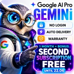 Google AI Pro + Bonus 2nd subscription • Antigravity • Gemini • Nano Banana Pro | Warranty 1 Month