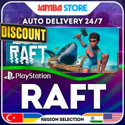 Raft · PS5 · TR/UA/IN/US · AUTO 24/7 · DISCOUNT 30.07
