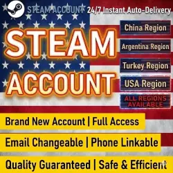 Region USA | Fresh Steam Account | Full Access + EMAIL