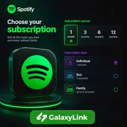 SPOTIFY PREMIUM 1/3/6/12 MONTHS