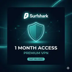 Surfshark VPN 1 Month | Premium Access | Multi-Device Support |